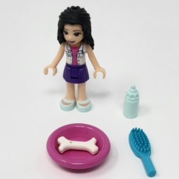 Lego Friends #41360 Emmas Mobile Vet Clinic Complete‎ Figure Dog Car Purple Pink - Picture 2 of 6